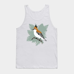 White Collared Monarch bird Design Tank Top